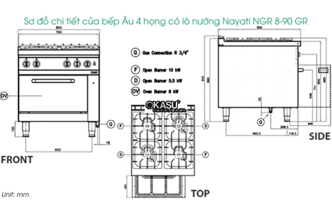 bep au 4 hong co lo nuong nayati ngr 8-90 gr hinh 2