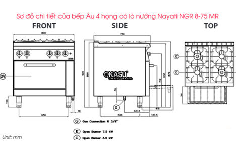 bep au 4 hong co lo nuong nayati ngr 8-75 me hinh 4