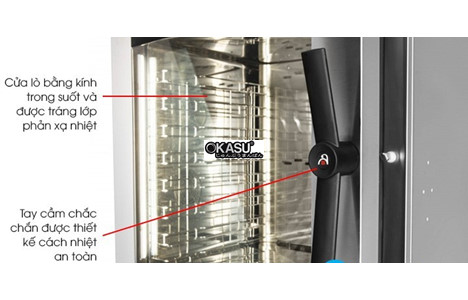 lo nuong hap da nang alphatech icgm101e 10 khay dung gas hinh 3