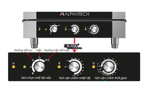 lo nuong hap da nang alphatech icgm101e 10 khay dung gas hinh 5