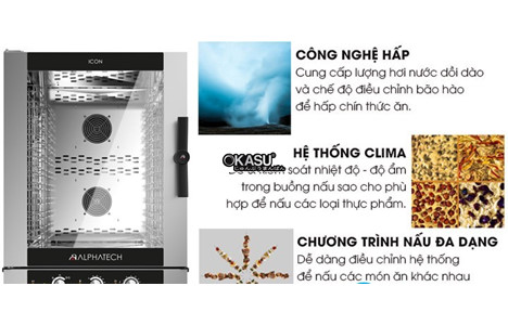 lo nuong hap da nang alphatech icem101e 10 khay dung dien hinh 4