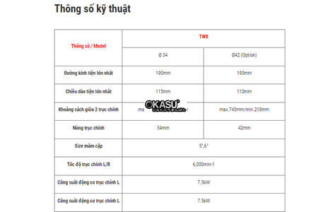 may tien cnc hai dau truc chinh, hai thap phao nakamura-tome tw8 hinh 2