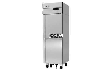 tu mat dung inox 2 canh kistem kis-xd25r (369 lit) hinh 2