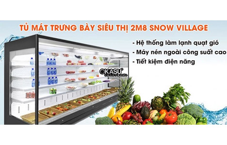 tu mat trung bay sieu thi 2m8 snow village xc-cfc-28 hinh 2