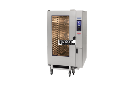 lo nuong ket hop hap doi luu dung gas hobart combi-plus hpj201g hinh 2