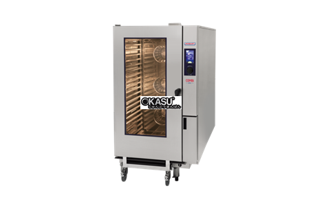 lo nuong ket hop hap doi luu dung gas hobart combi-plus hpj202g hinh 2