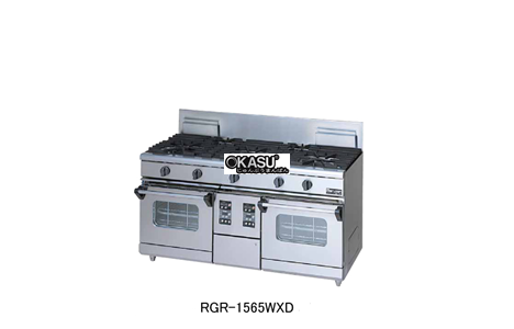 bep au dong gas 5 dau dot kem lo nuong doi luu maruzen rgr-1565wxd hinh 2