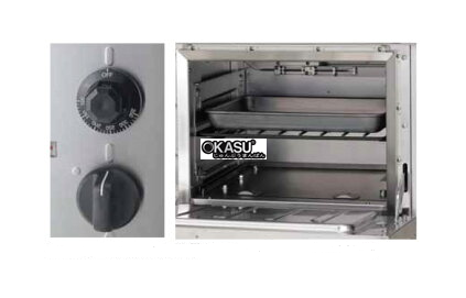 bep au 3 dau dot kem lo nuong dung gas maruzen rgr-1563d hinh 2