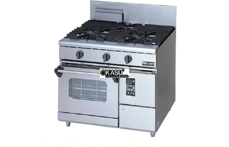 bep au dong gas 2 dau dot kem lo nuong doi luu maruzen rgr-0972xd hinh 2