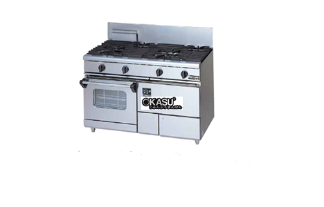 bep au dong gas 4 dau dot kem lo nuong doi luu maruzen rgr-1264xd hinh 2