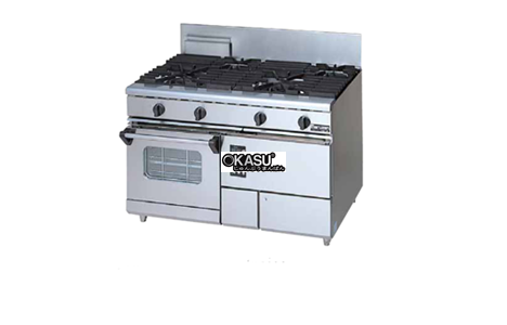 bep au dong gas 4 dau dot kem lo nuong doi luu maruzen rgr-1274xd hinh 2