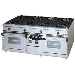 bep au dong gas 8 dau dot kem lo nuong doi luu maruzen rgr-1812wxd hinh 2