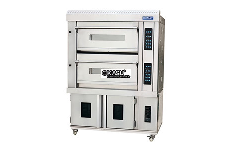 lo nuong dien 2 tang 4 khay + khay nuong 10 khay homat hm-502+10p hinh 2