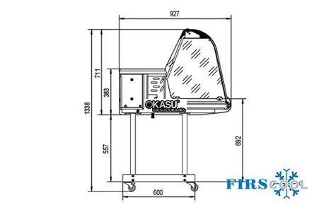 tu trung bay sieu thi firscool g-ss1460 hinh 3