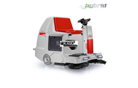 xe quet rac ngoi lai comac cs60 hybrid hinh 2