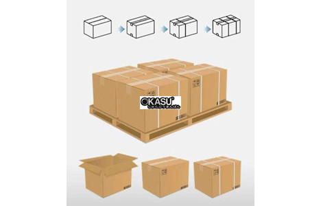 thiet bi dong goi tu dong dan bang keo va dai nep thung carton xfk-1d hinh 3