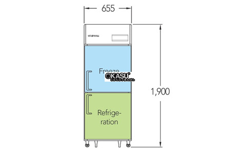 tu dong mat 2 canh inox everzen uds-25rfir (unique daesung) hinh 3