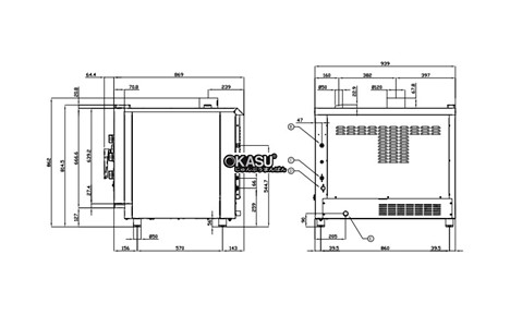 lo nuong doi luu dung gas lotus sl004-dag hinh 3