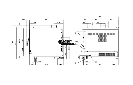 lo nuong doi luu dung gas lotus sl004-ddg hinh 3