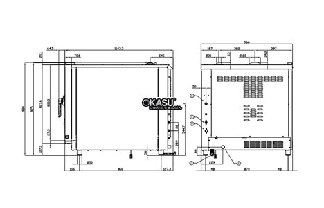 lo nuong doi luu lon dung gas lotus bl206-ddg hinh 3