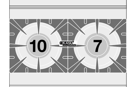 bep au 2 dau dot dung gas va lo nuong gas lotus cf2-58g hinh 2