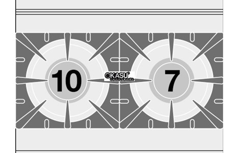 bep au 2 dau dot dung gas va lo nuong gas lotus cf2-68g hinh 2