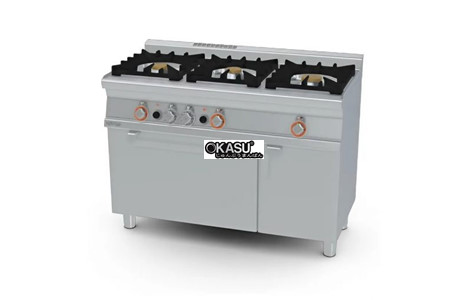 bep gas 3 hong co lo nuong lotus cf3-612gemv hinh 2