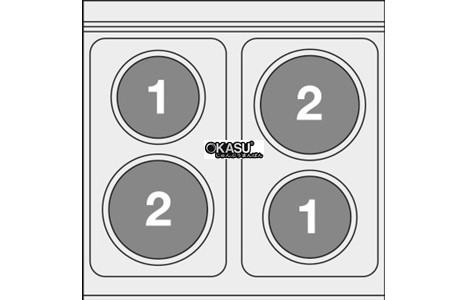 bep au 4 hong dung dien va lo nuong dien (cua thep khong gi) lotus cfm4-66et hinh 2