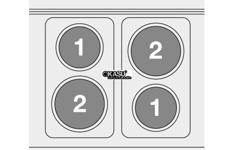 bep au 4 hong dung dien va lo nuong dien (cua thep khong gi) lotus cfm4-68et hinh 2