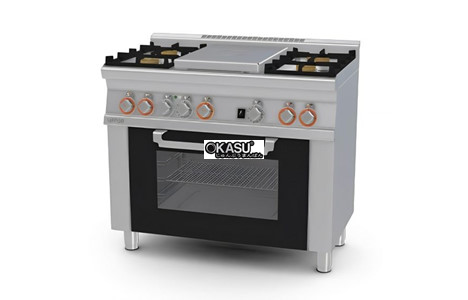 bep 4 hong kem lo nuong dien (cua kinh) lotus tpf4-610gem hinh 2