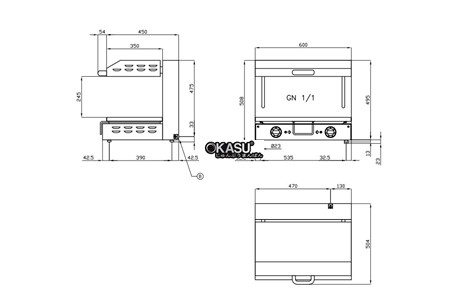 lo nuong dien salamander lotus slc-600et hinh 2