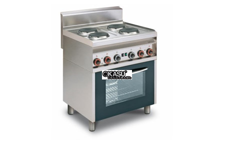 bep au 4 dau dot kem lo nuong dien (cua kinh) lotus cf4-8et hinh 2