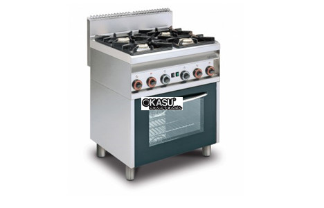 bep au 4 dau dot kem lo nuong gas (cua kinh) lotus cf4-8g hinh 2