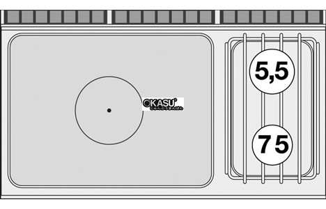 bep au dung gas lotus tp2t-712gp hinh 2