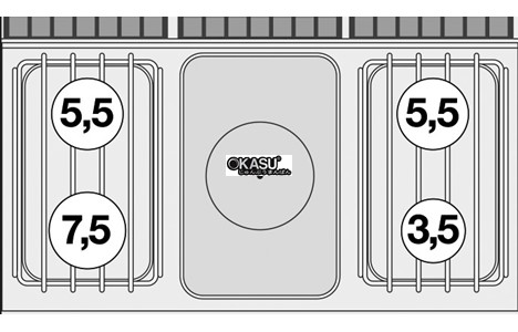 bep au dung gas lotus tp4t-712gp hinh 2