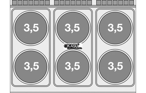 bep au 6 dau dot kem lo nuong dien lotus cf6-912et hinh 3