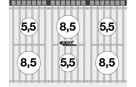 bep gas 6 dau dot tren tu mo lotus pca-912g hinh 3