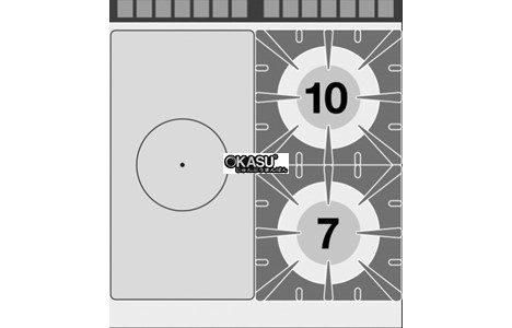 bep gas kem lo nuong gas lotus tpf2-98g hinh 3