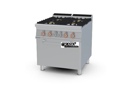 bep gas 4 dau dot kem lo nuong dien lotus cf4-98ge hinh 2