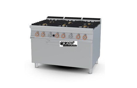 bep au 6 dau dot kem lo nuong gas lotus cf6-912g hinh 2