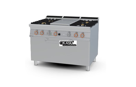 bep gas kem lo nuong dien lotus tpf4-912ge hinh 2