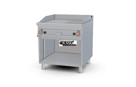 bep chien gas 1/2 ranh + 1/2 mat nuong ma crom min superchrome tren tu mo lotus ftlr-98gs hinh 2