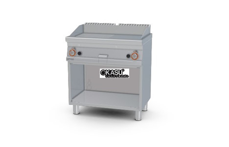 bep chien gas 1/2 ranh + 1/2 mat nuong ma crom min superchrome tren tu mo lotus ftlr-558gs hinh 2