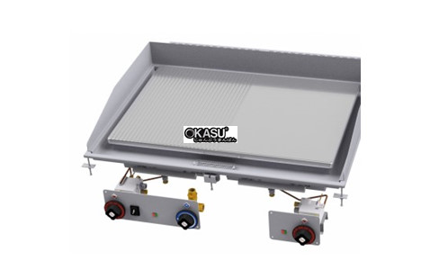 bep chien gas 1/2 ranh + 1/2 mat nuong ma crom min superchrome lotus ftlrd-99gs hinh 2