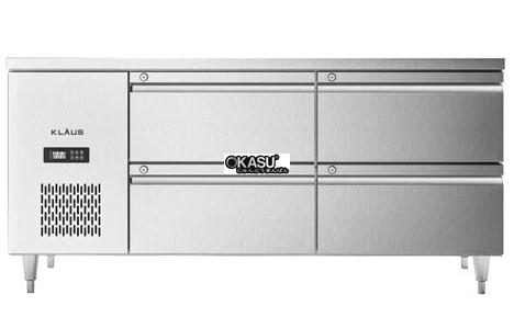ban dong inox 4 ngan keo klaus kdf-2.1-2n hinh 2