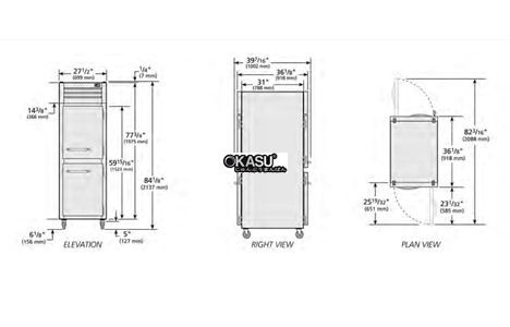 tu lanh cua xoay nua truoc/nua sau dang ran pass-thru true stg1rpt-2hs-2hs-hc hinh 2