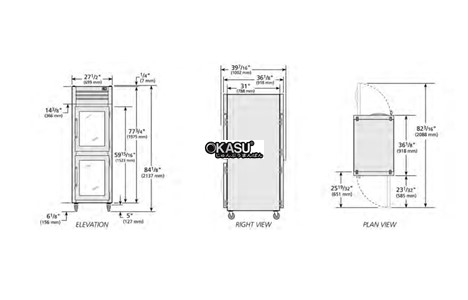 tu lanh cua xoay nua kinh phia truoc/cua xoay phia sau dac pass-thru true str1rpt-2hg-1s-hc hinh 2