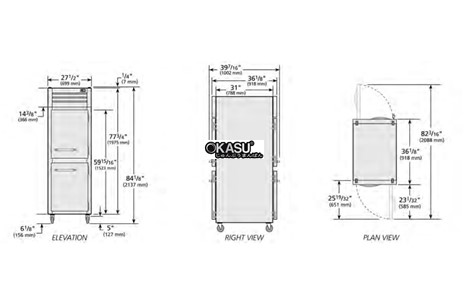 tu lanh cua xoay nua truoc/nua sau dang ran pass-thru true str1rpt-2hs-2hs-hc hinh 2