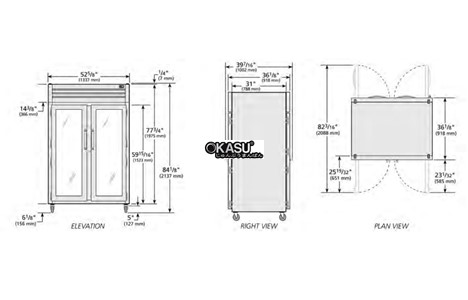 tu lanh cua xoay phia truoc bang kinh/phia sau chac chan true stg2rpt-2g-2s-hc hinh 2