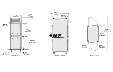 tu dong cua mo nua truoc/nua sau dang ran pass-thru true sta1fpt-2hs-2hs hinh 2